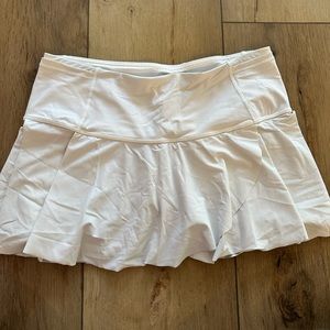 Off White Lululemon Tennis Skirt